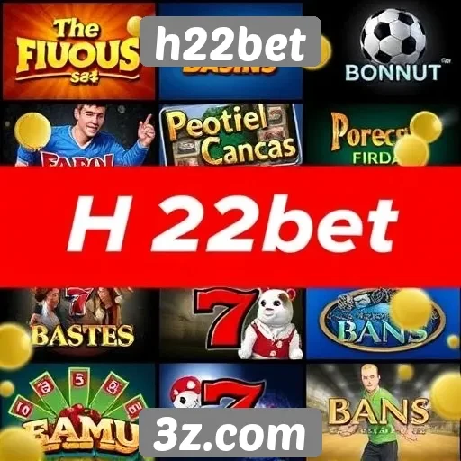 Variedade de jogos disponíveis no h22bet
