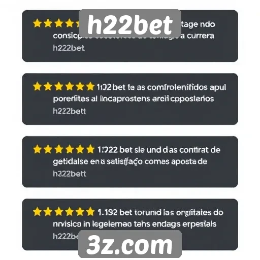 Depoimentos de usuários sobre a experiência no h22bet